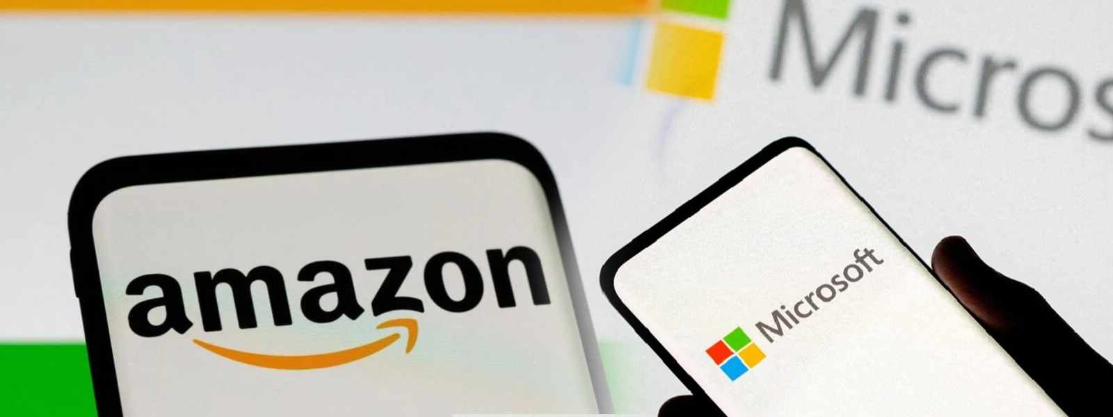 ආයෝජනයකට සැරසෙන Amazon සහ Microsoft සමාගම්